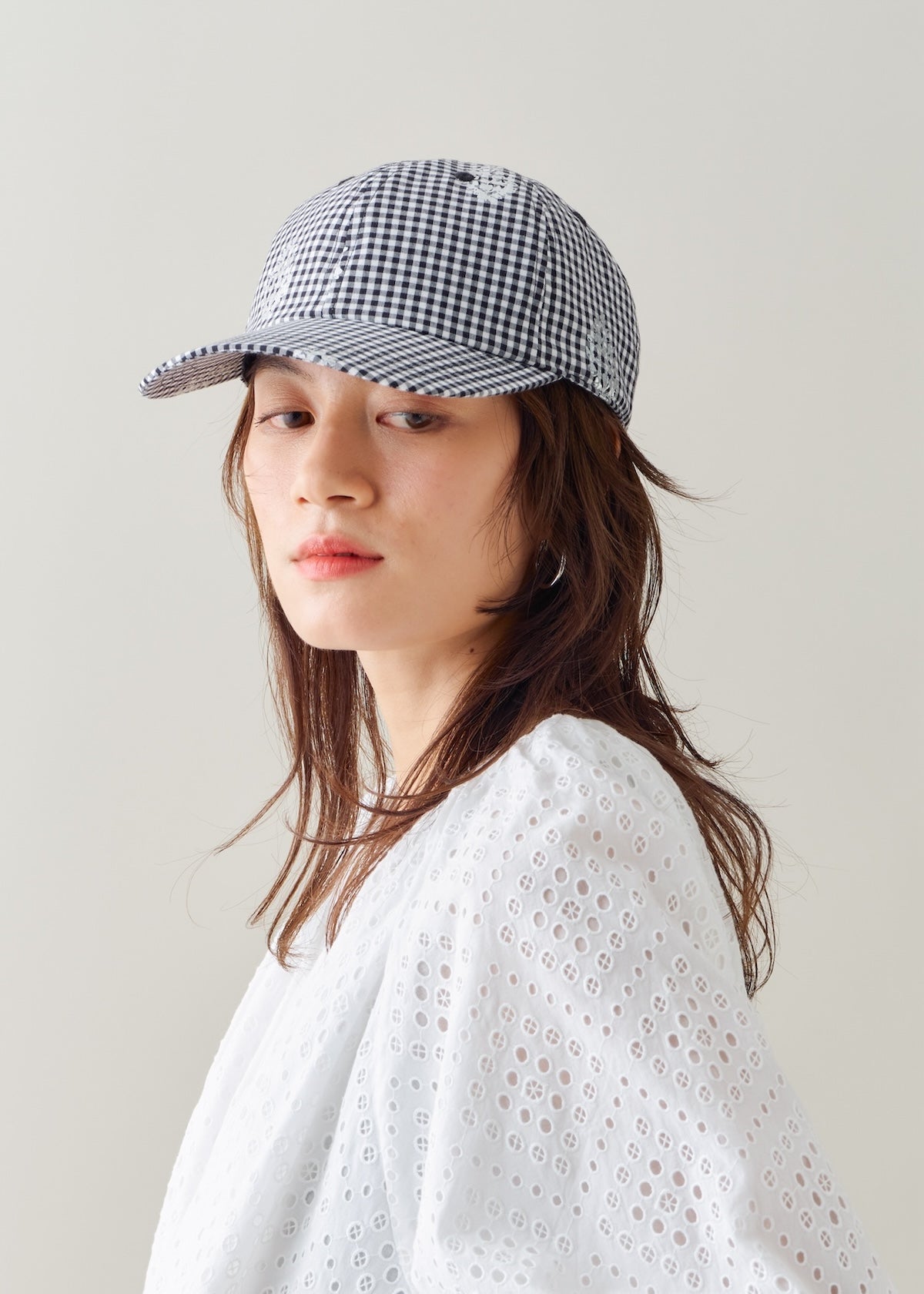 Poplin Foil Print Cap