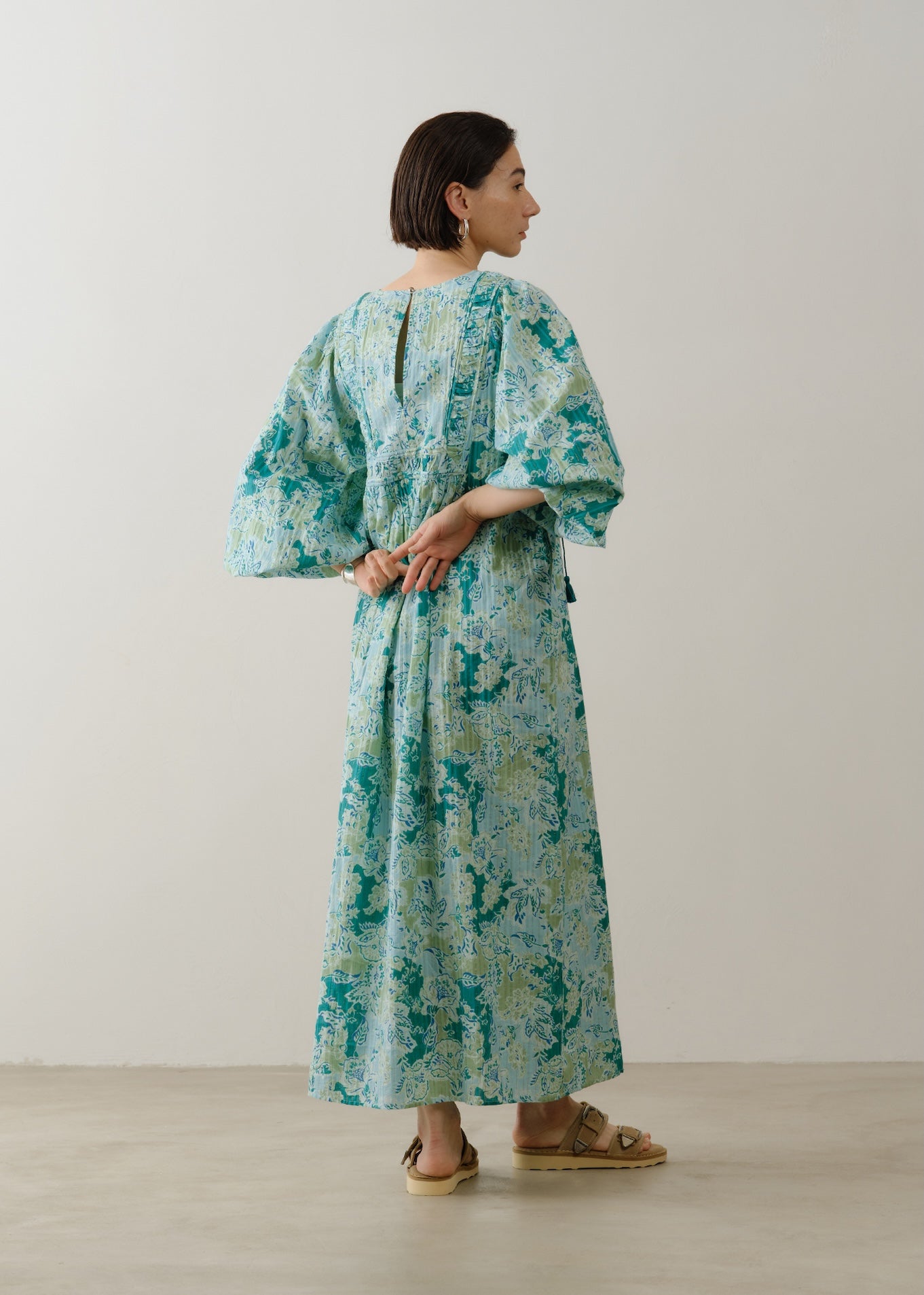 Cotton Bohemian Flower Print Dress | Pasand by ne Quittez pas