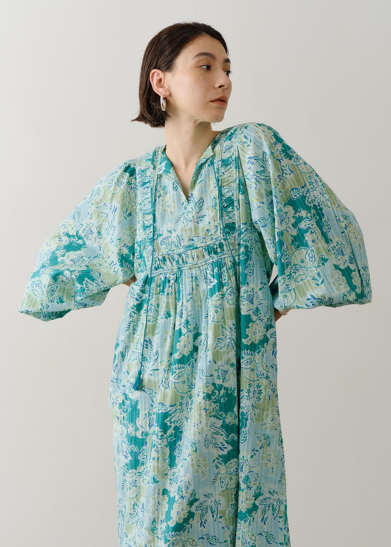 Cotton Bohemian Flower Print Dress | Pasand by ne Quittez pas