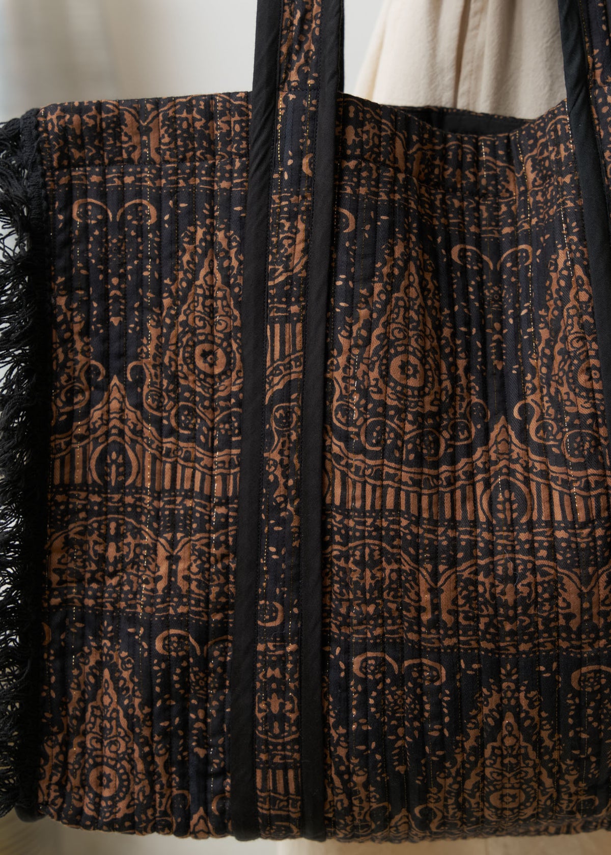 Meena Print Tassel Bag