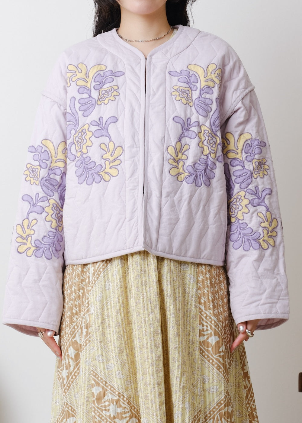 Cotton Linen Patchwork Embroidery Jacket