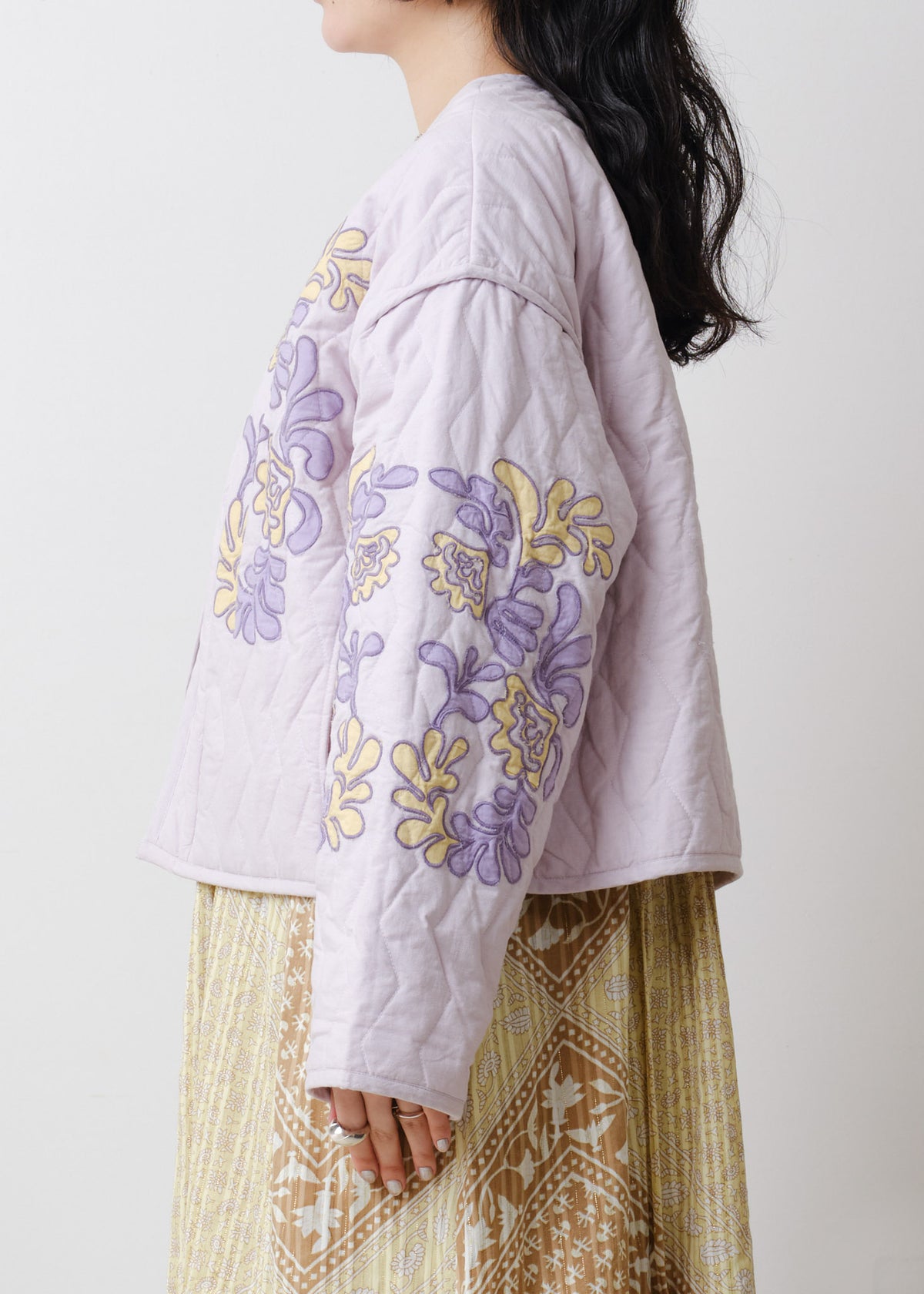 Cotton Linen Patchwork Embroidery Jacket