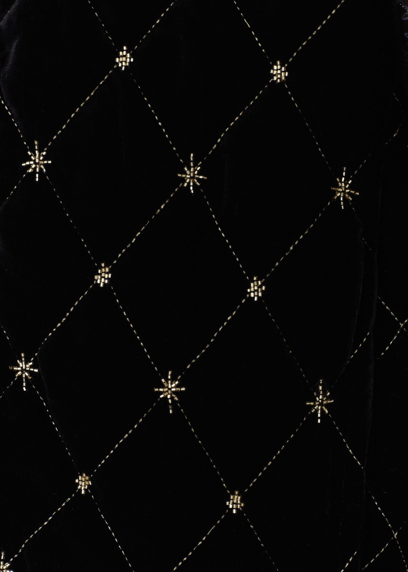 Velvet Beads Embroidery Vest