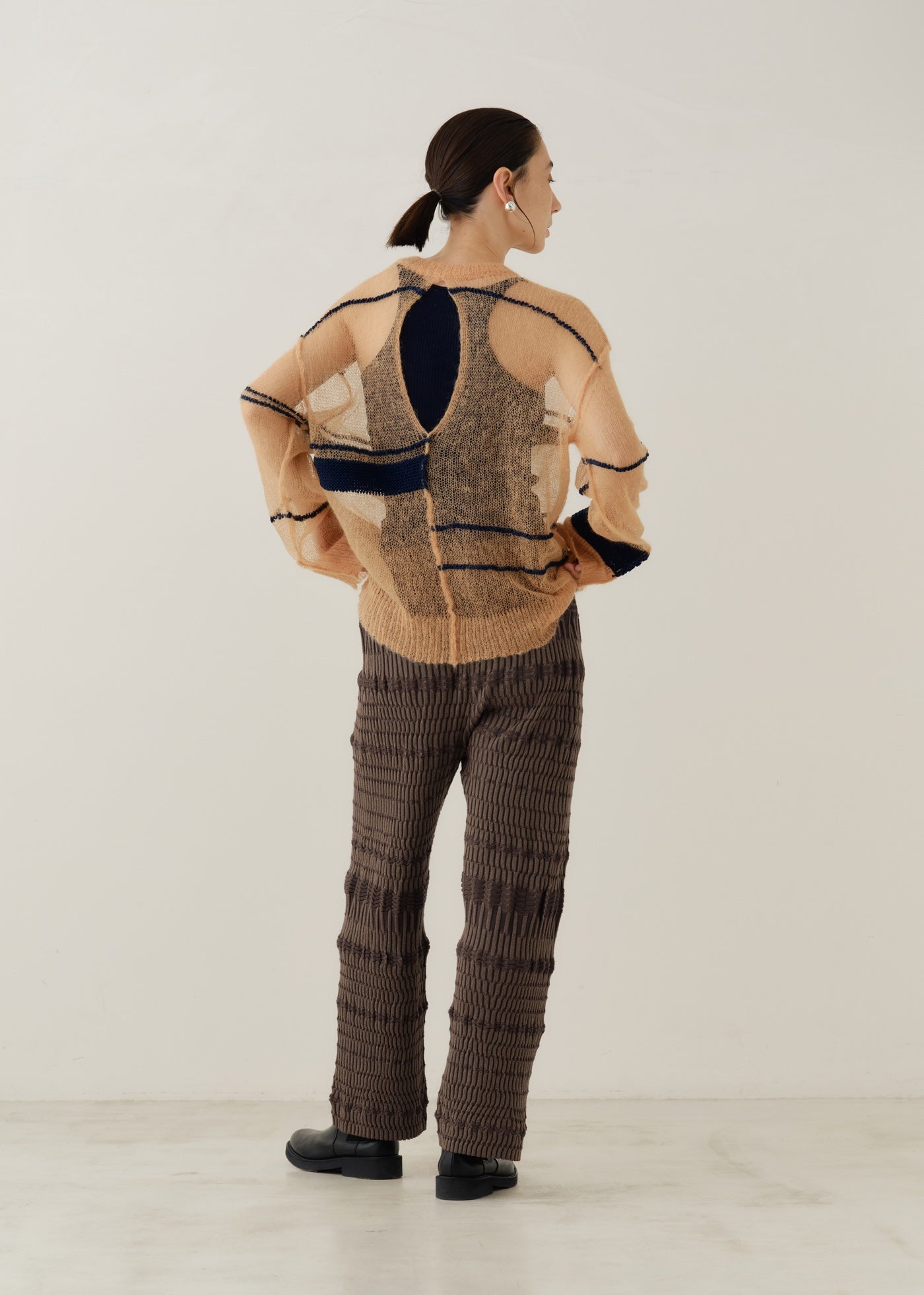 10/10 10時発売】Mohair Border Knit | Pasand by ne Quittez