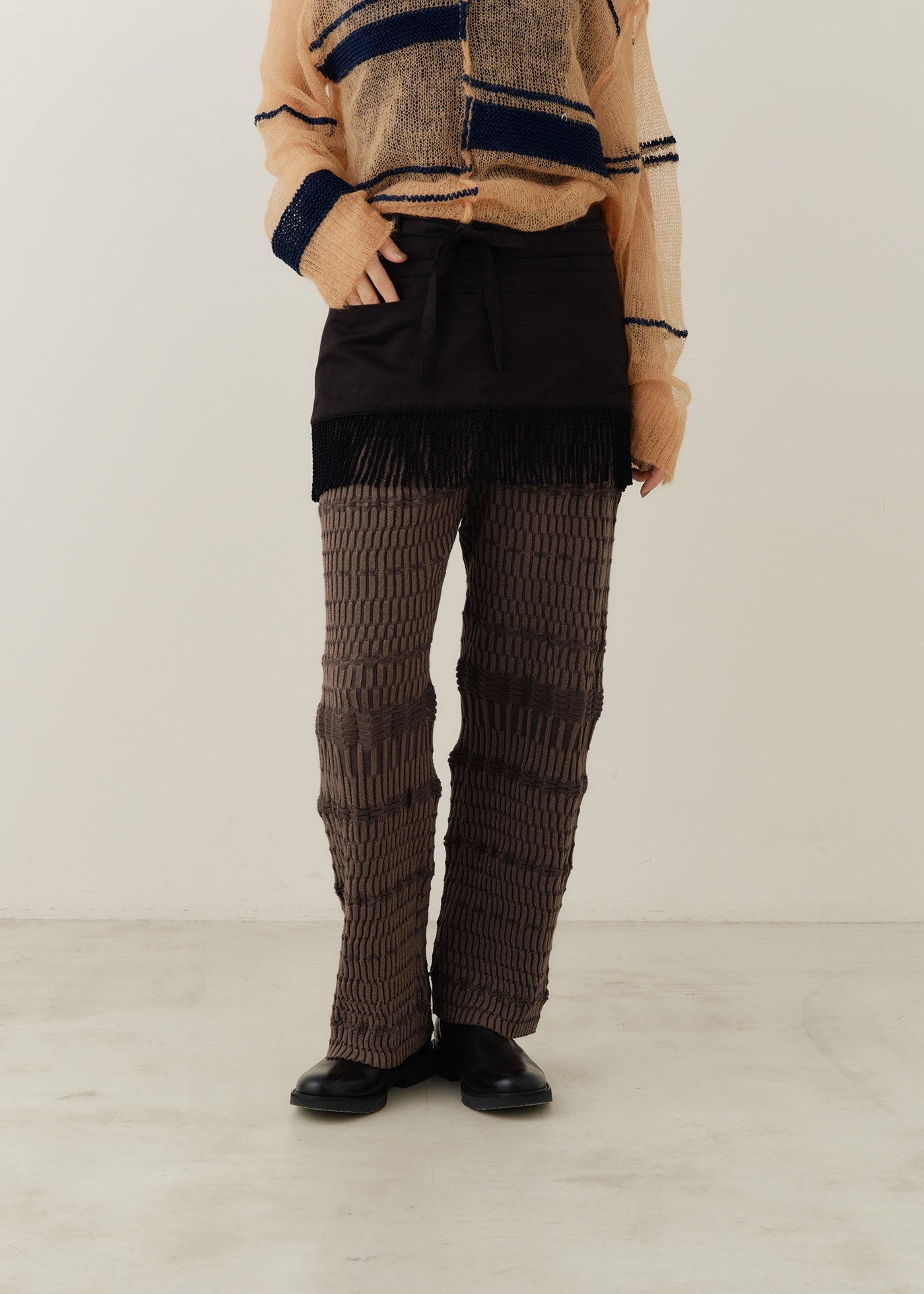 Cotton Linen Twill Wrap Skirt | Pasand by ne Quittez pas