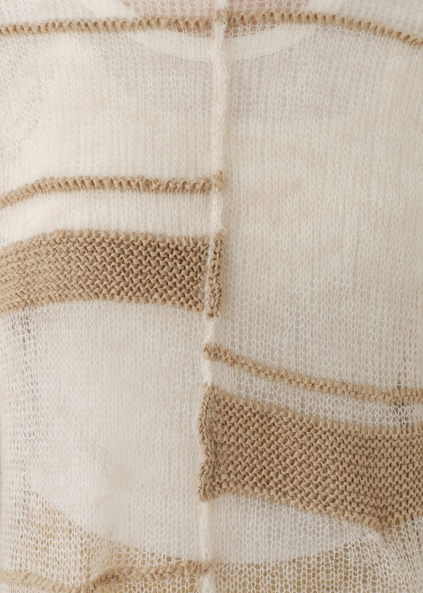 Mohair Border Knit | Pasand by ne Quittez pas | パサンドバイヌキテパ