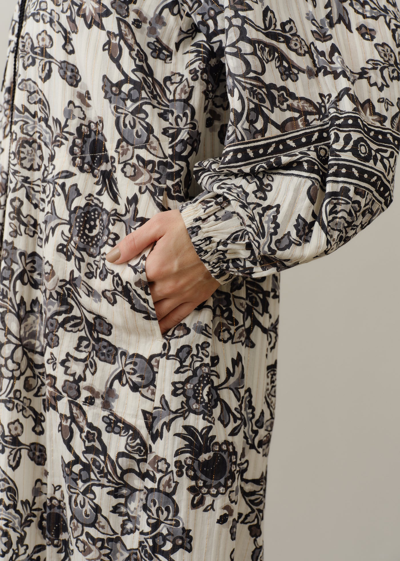 Paisley Flower Print Dress | Pasand by ne Quittez pas | パサン