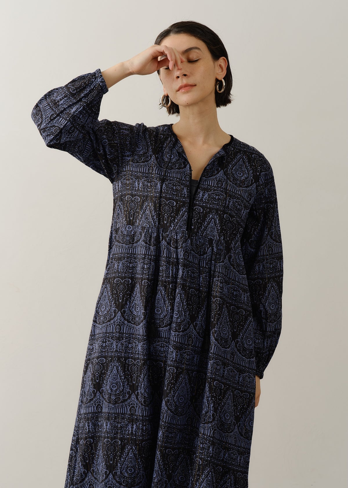 Meena Print Tassel Dress