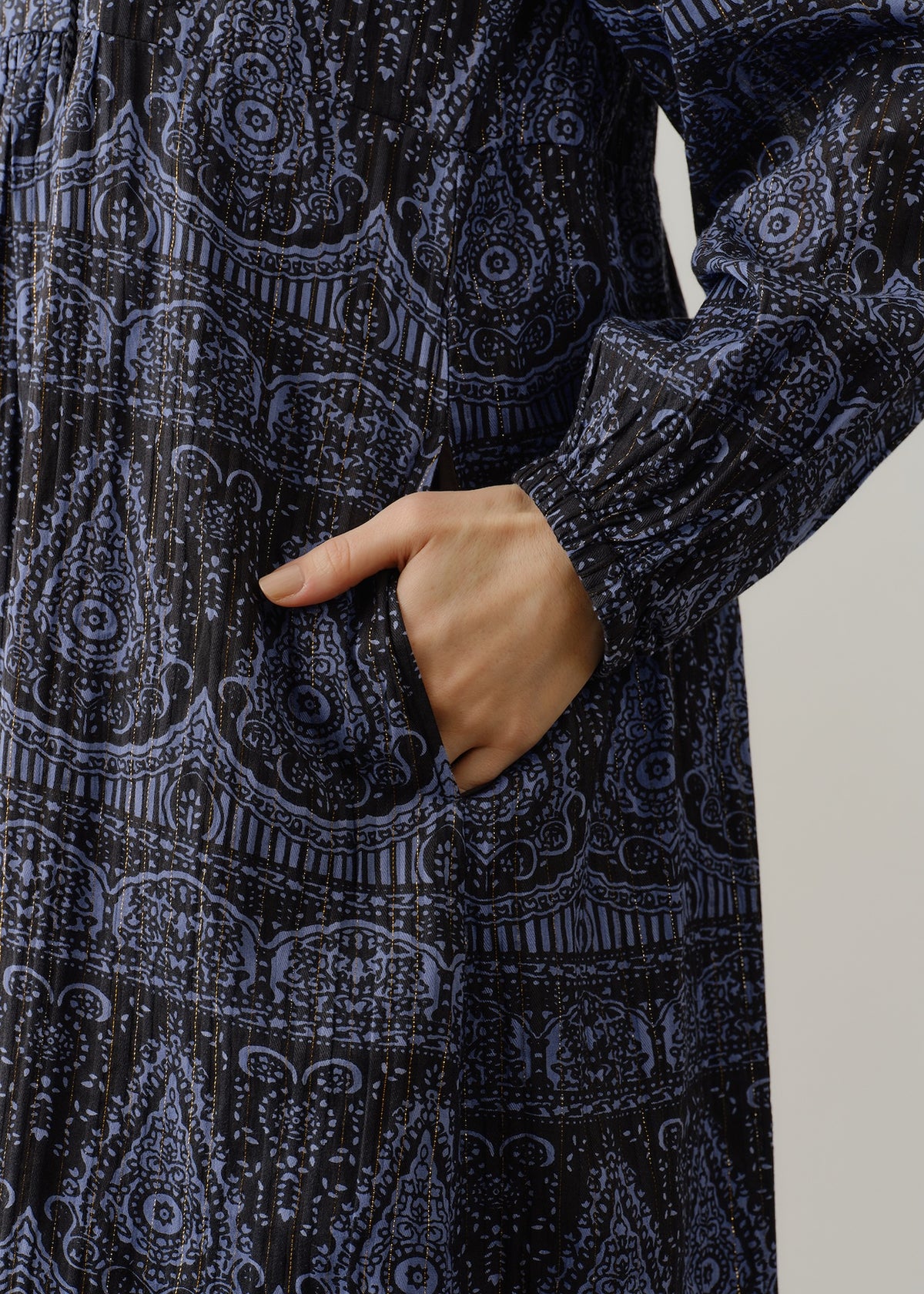 Meena Print Tassel Dress