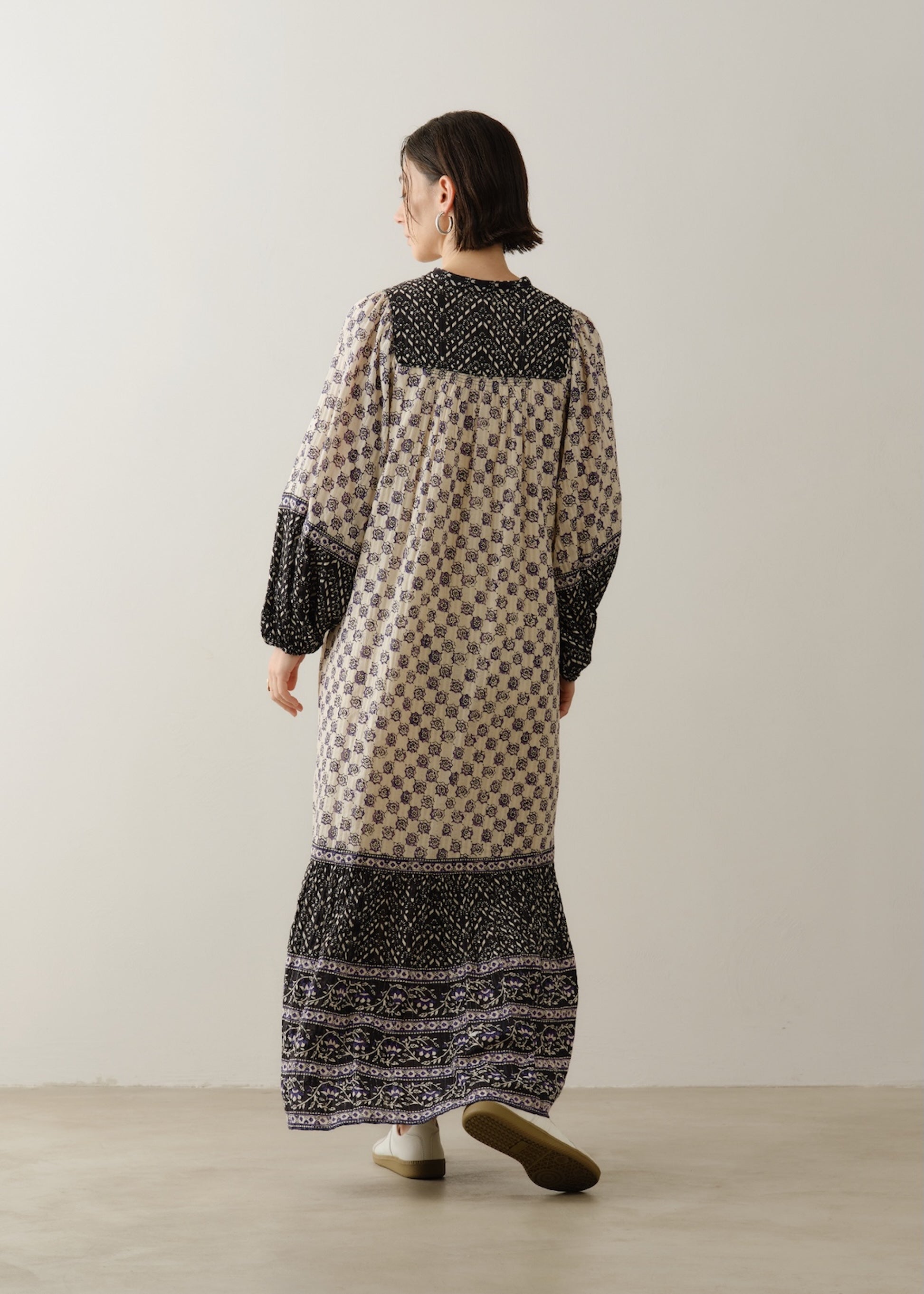 Cotton Kika Ethnic Print Dress | Pasand by ne Quittez pas | パサン