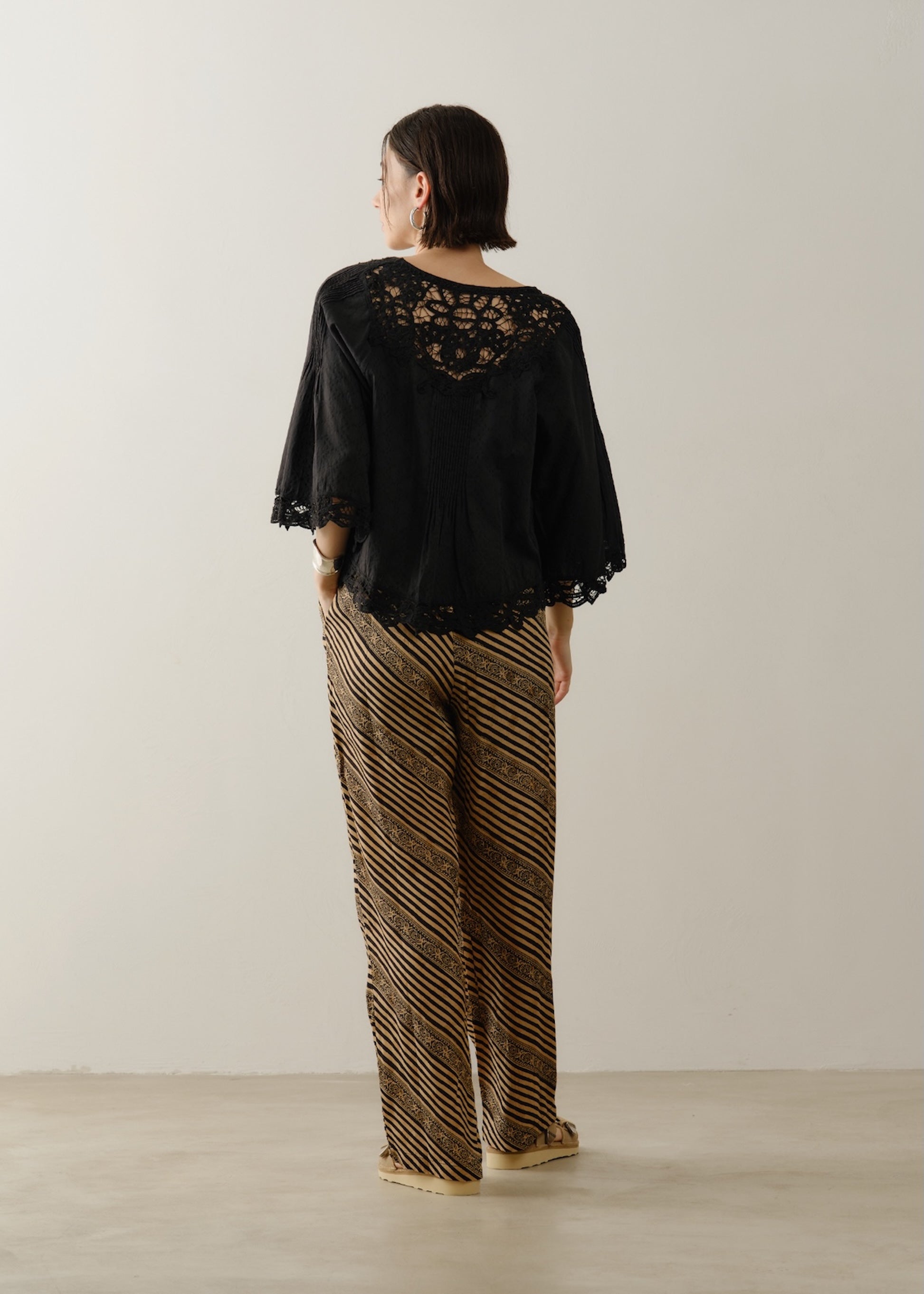 Cotton Batten Lace Top | Pasand by ne Quittez pas | パサンドバイ