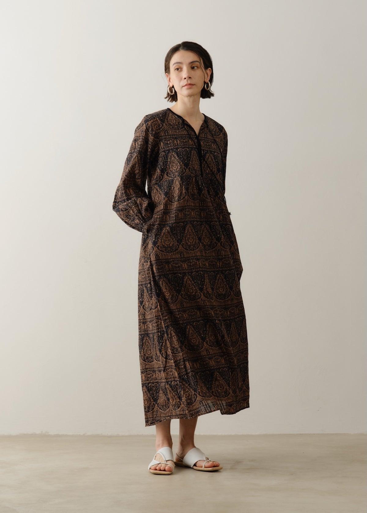 Meena Print Tassel Dress