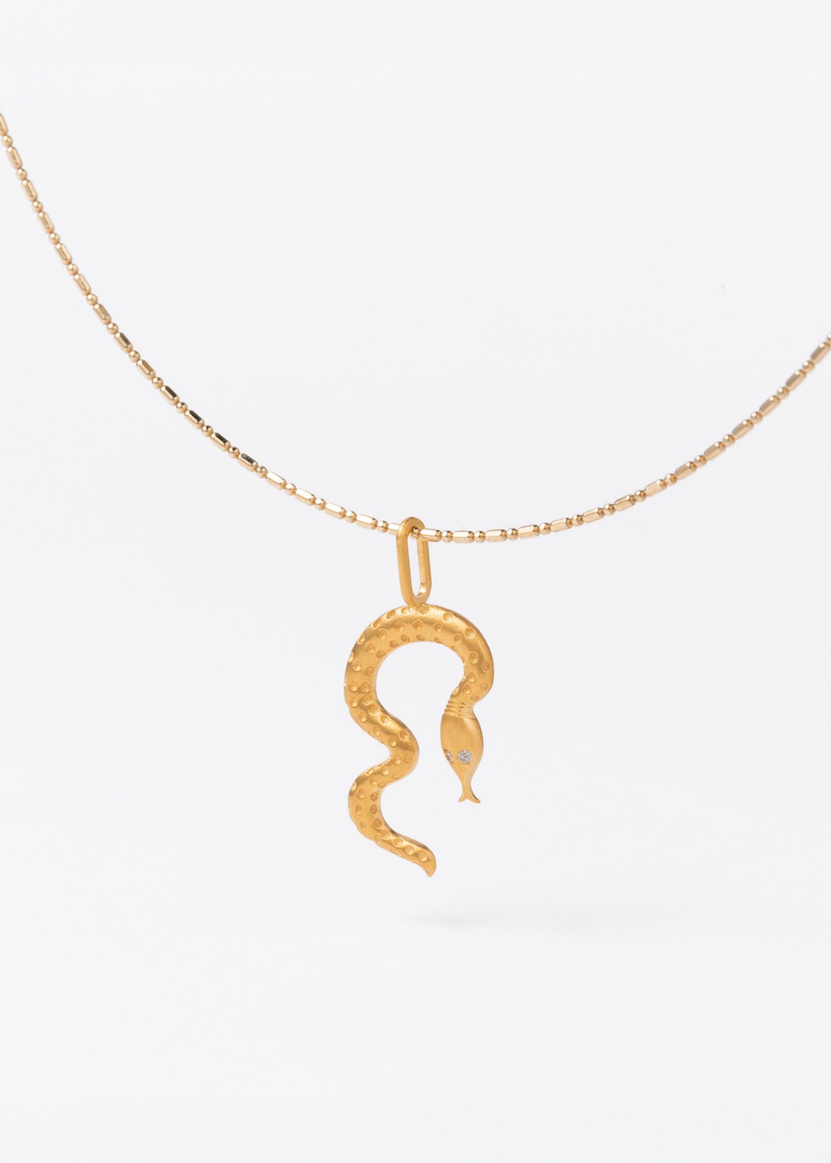 Snake Necklace Charm