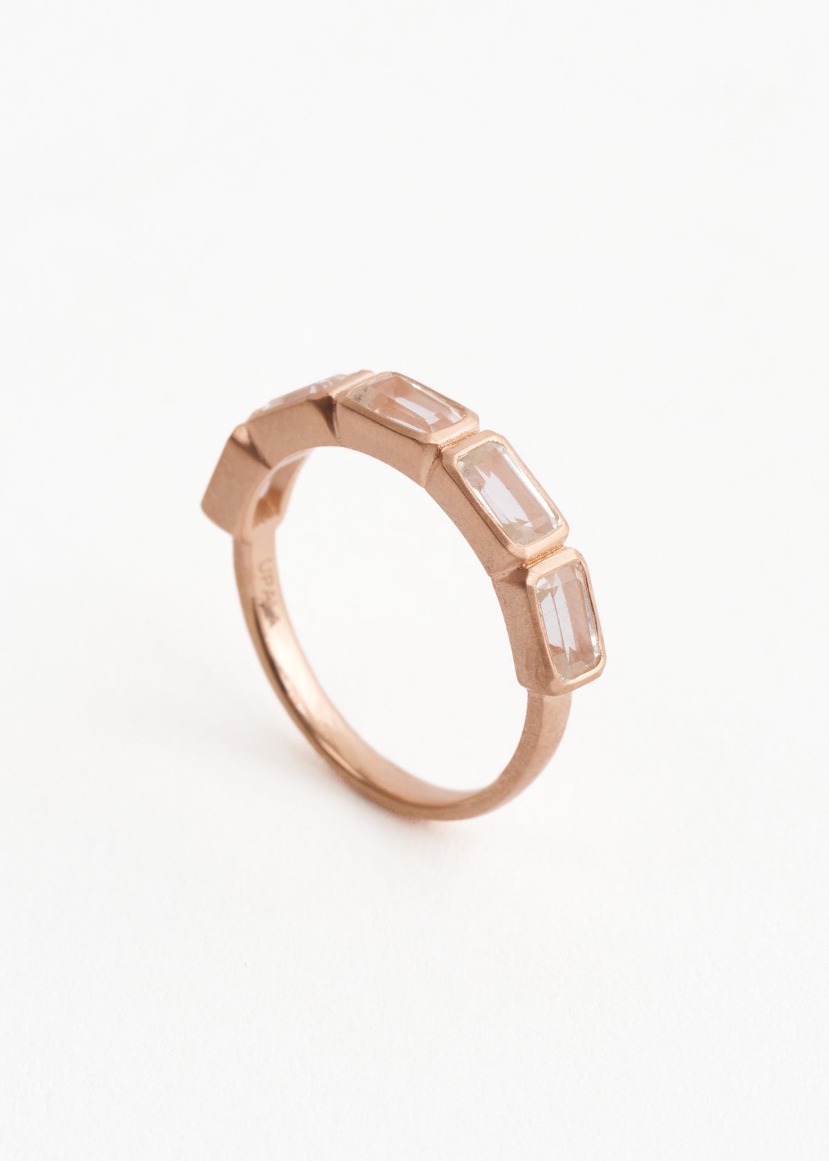 【10/28 10時発売】Jaipur Rose Rectangle Half Eternity Ring