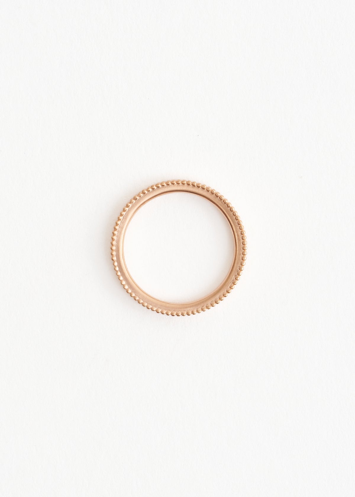 【10/28 10時発売】Jaipur Rose Milgrain Stacking Ring Pink Gold