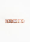 【10/28 10時発売】Jaipur Rose Rectangle Half Eternity Ring