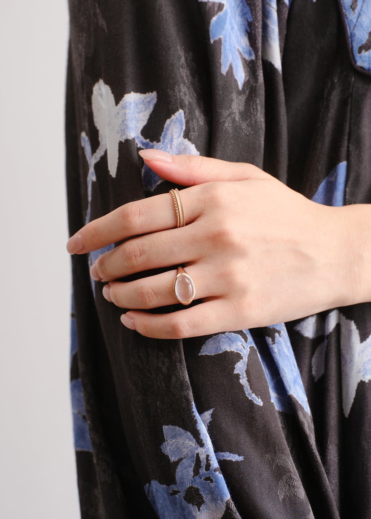 【10/28 10時発売】Jaipur Rose Thin Twist Band Ring