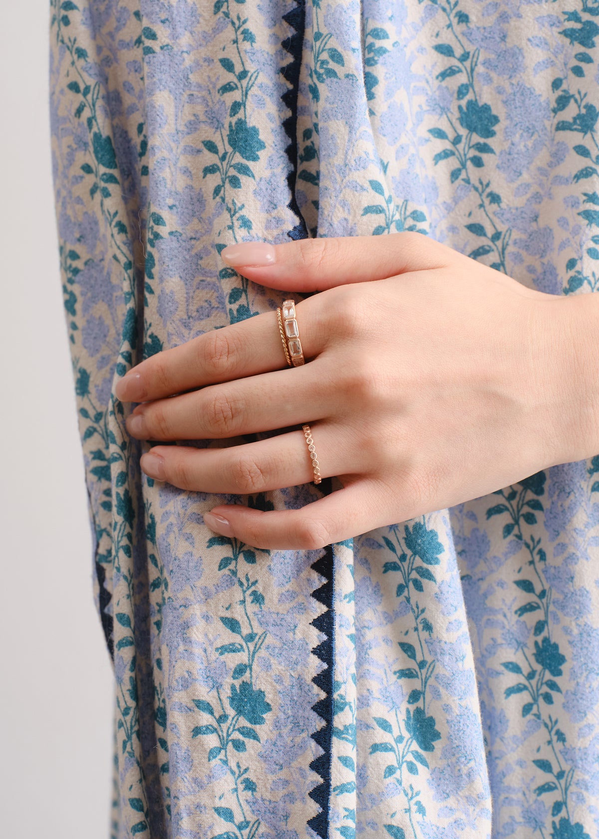 【10/28 10時発売】Jaipur Rose Thin Twist Band Ring