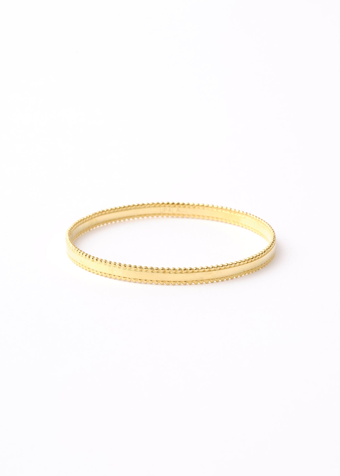 Milgrain Gold Bangle