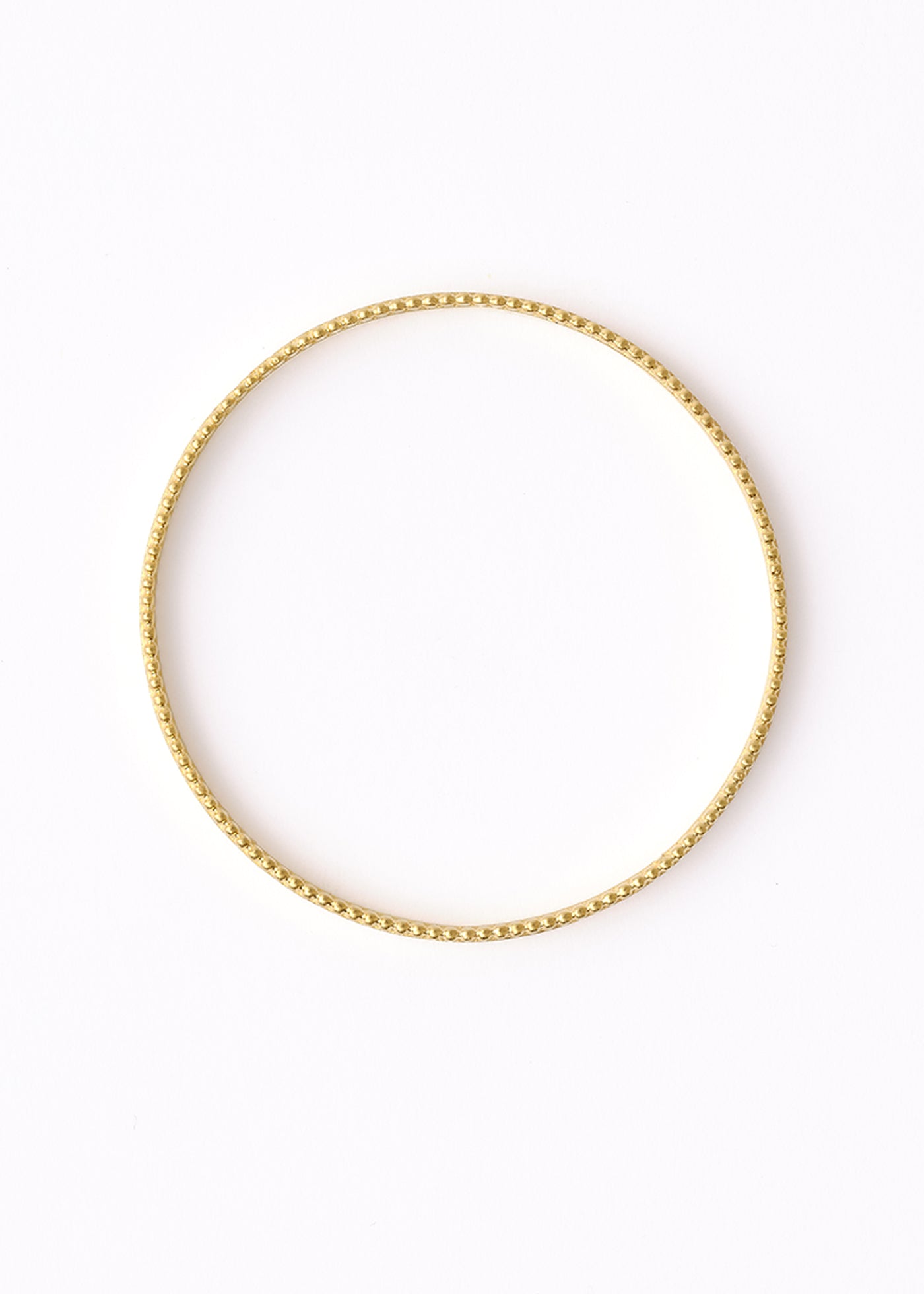 Milgrain Gold Bangle