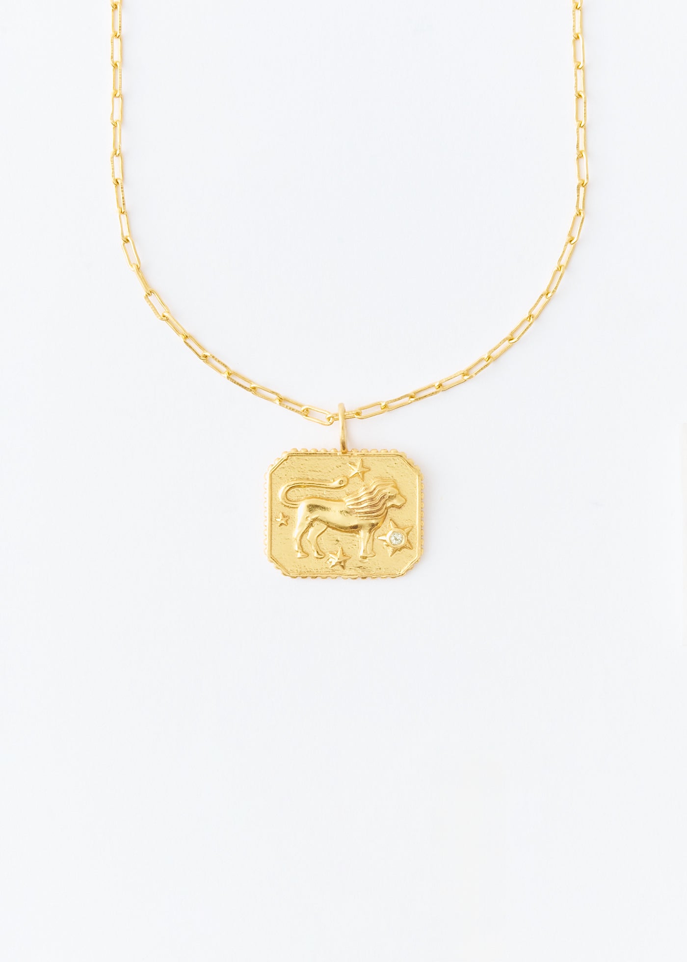 Astro Sign Plate Necklace LEO - 獅子座 - | Pasand by ne Quittez
