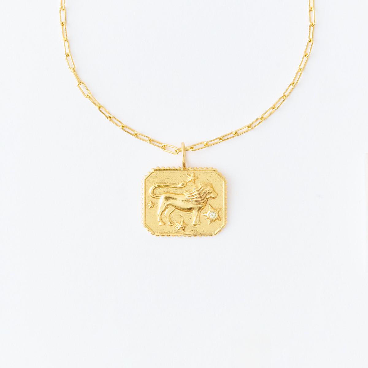 Astro Sign Plate Necklace LEO - 獅子座 - | Pasand by ne Quittez 