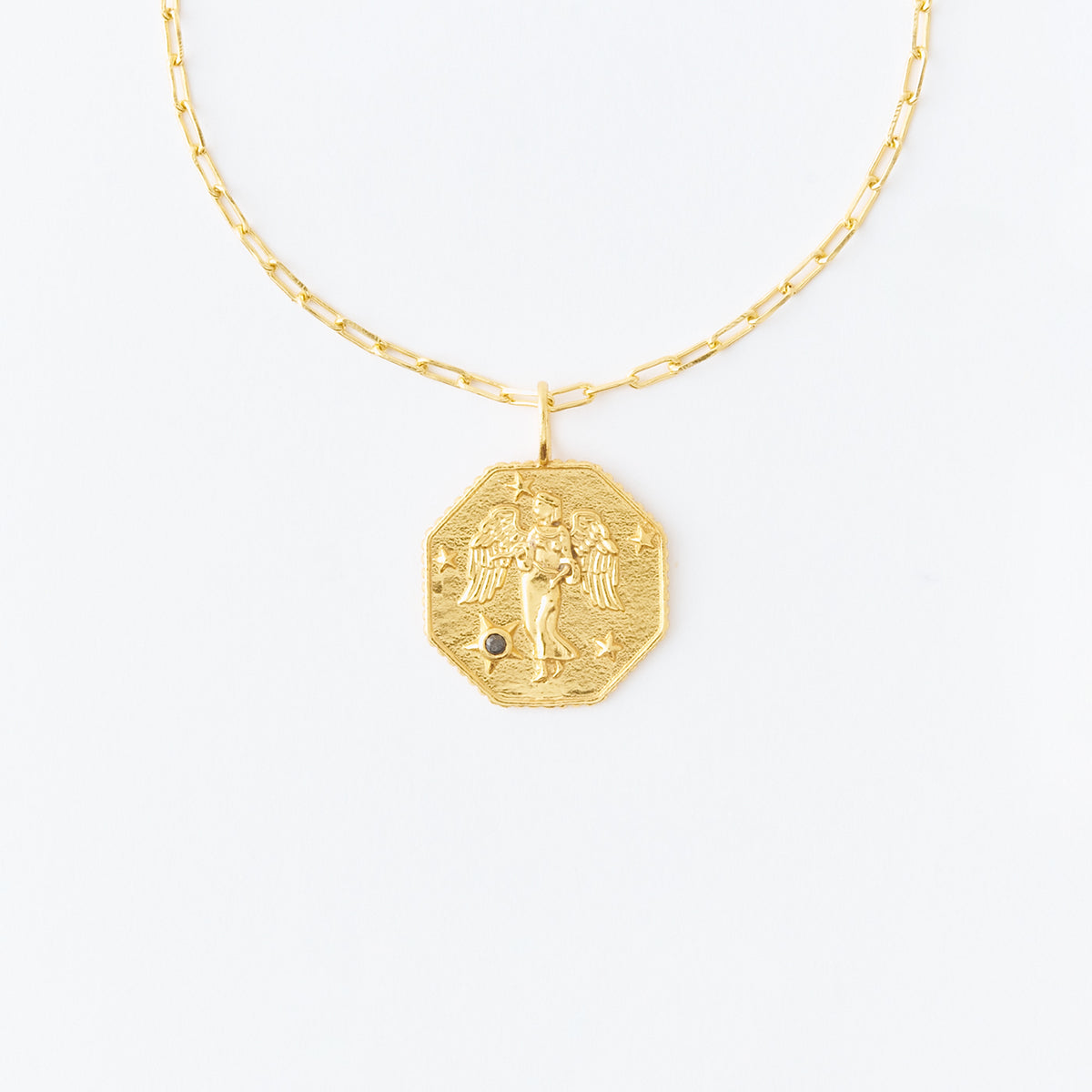 Astro Sign Plate Necklace VIRGO - 乙女座 | Pasand by ne Quittez 
