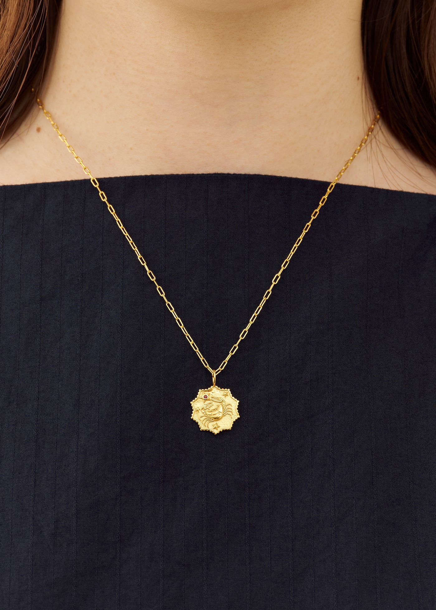 12/10 10時発売】Astro Sign Plate Necklace CANCER - 蟹座 - | Pasand