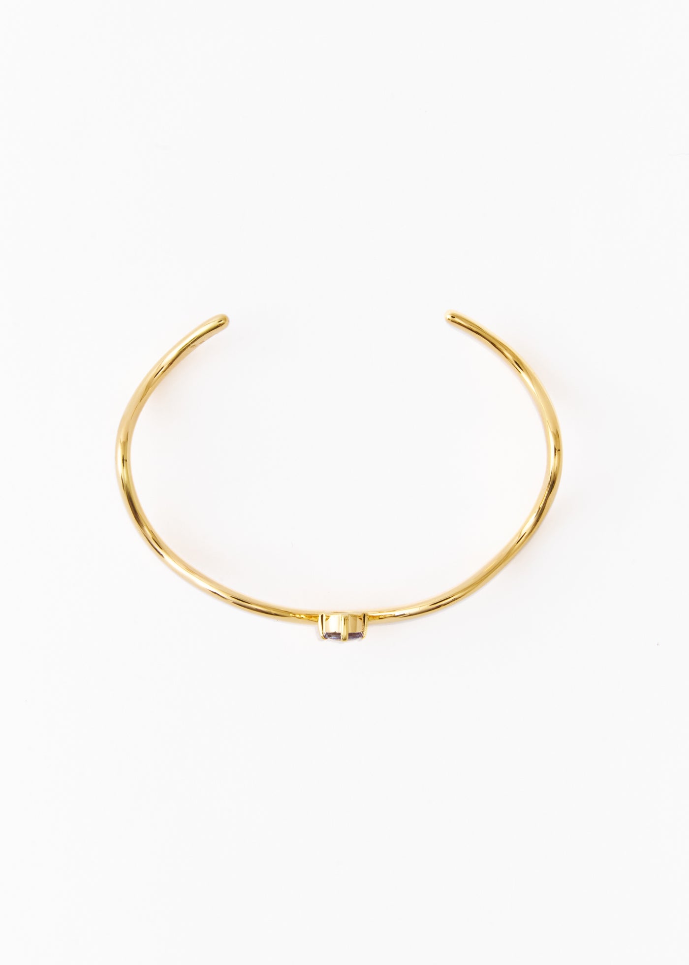 Celestial Crescent Clouds Bangle Tanzanite