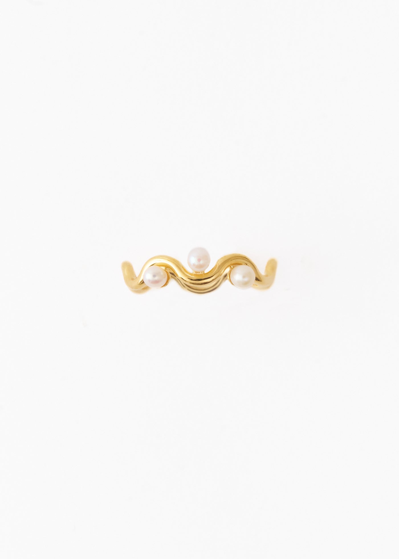 Celestial Crescent Clouds Ring Pearl | Pasand by ne Quittez pas