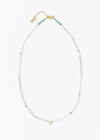 Chandra Beads Necklace Rainbow Moonstone