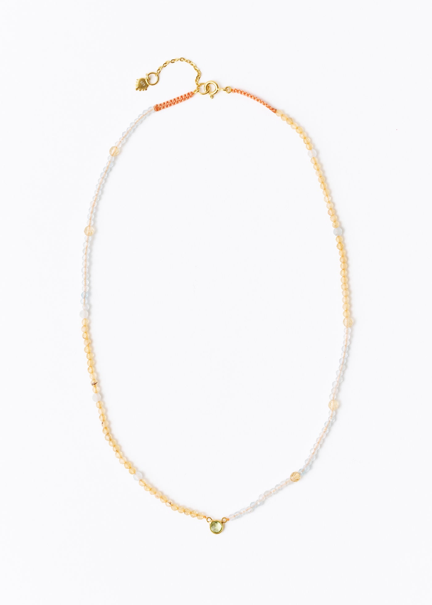 Chandra Beads Necklace Peridot