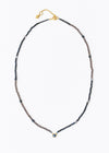 Chandra Beads Necklace Blue Sapphire
