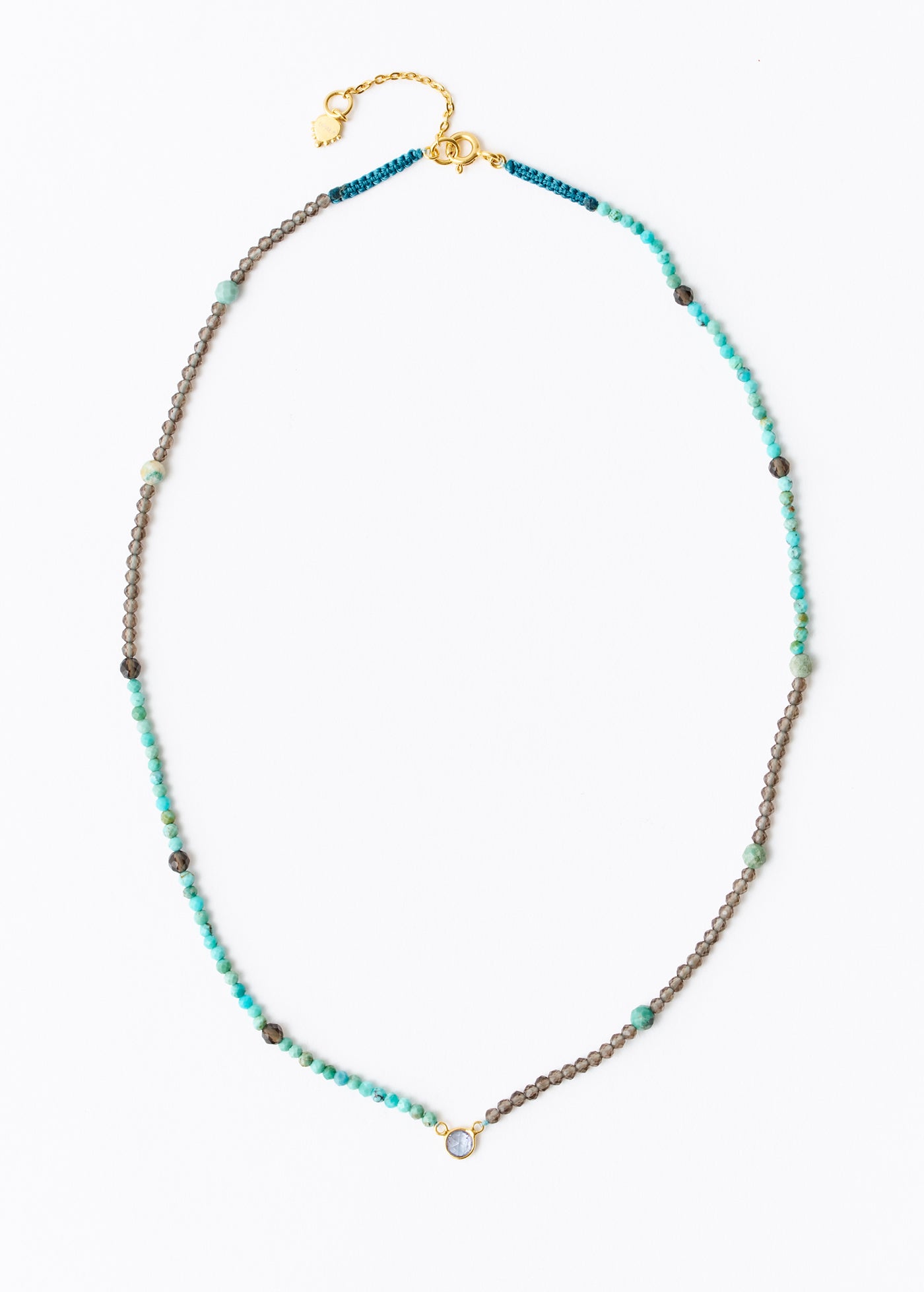 Chandra Beads Necklace Tanzanite