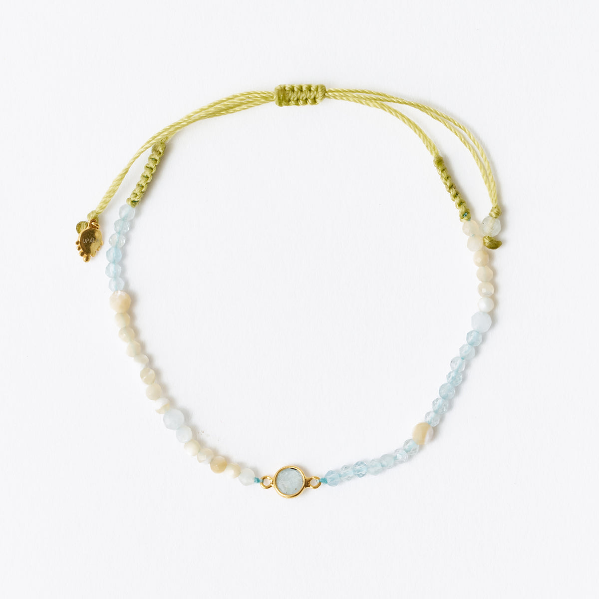 Chandra Beads Bracelet Aquamarine | Pasand by ne Quittez pas 