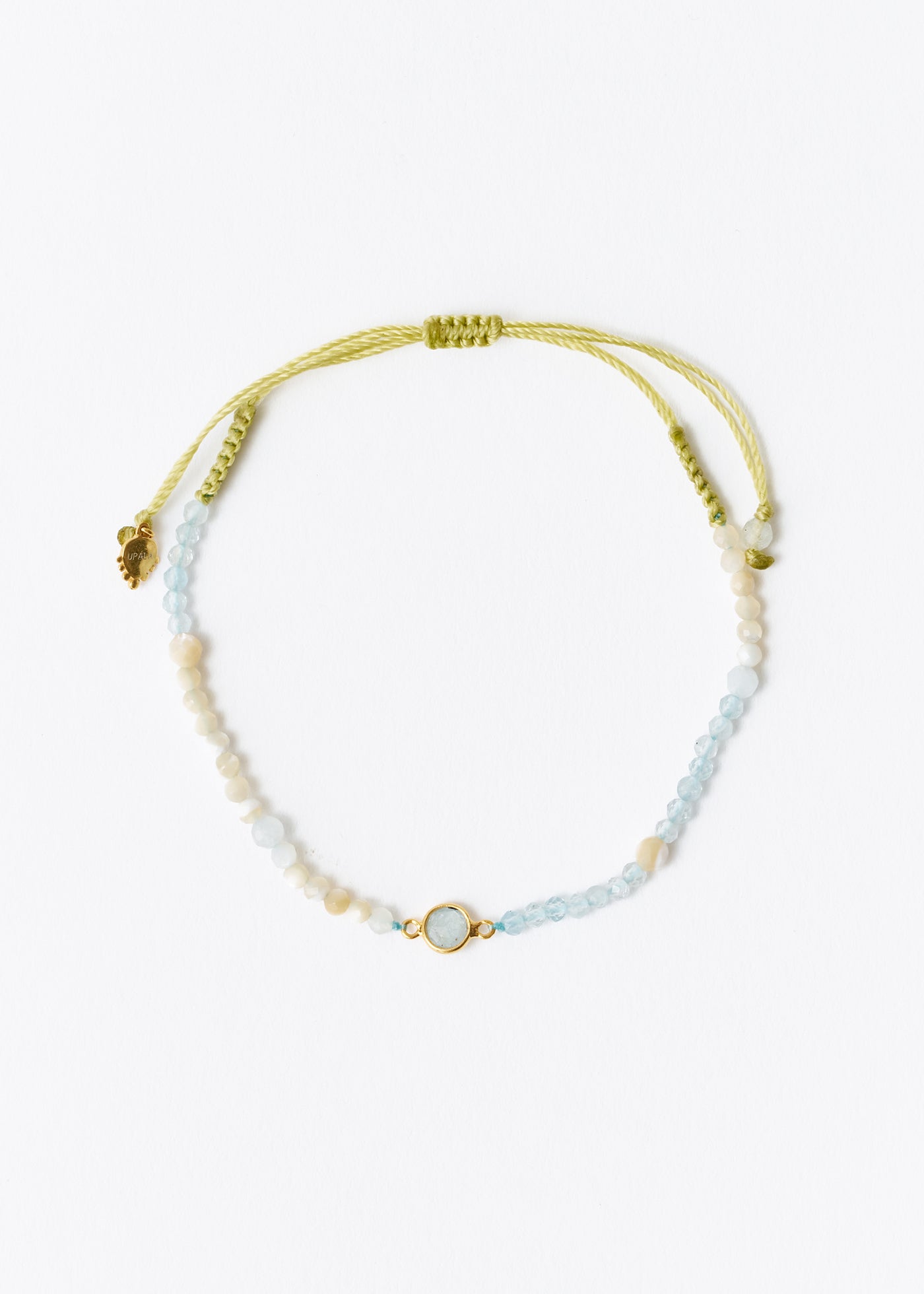 Chandra Beads Bracelet Aquamarine