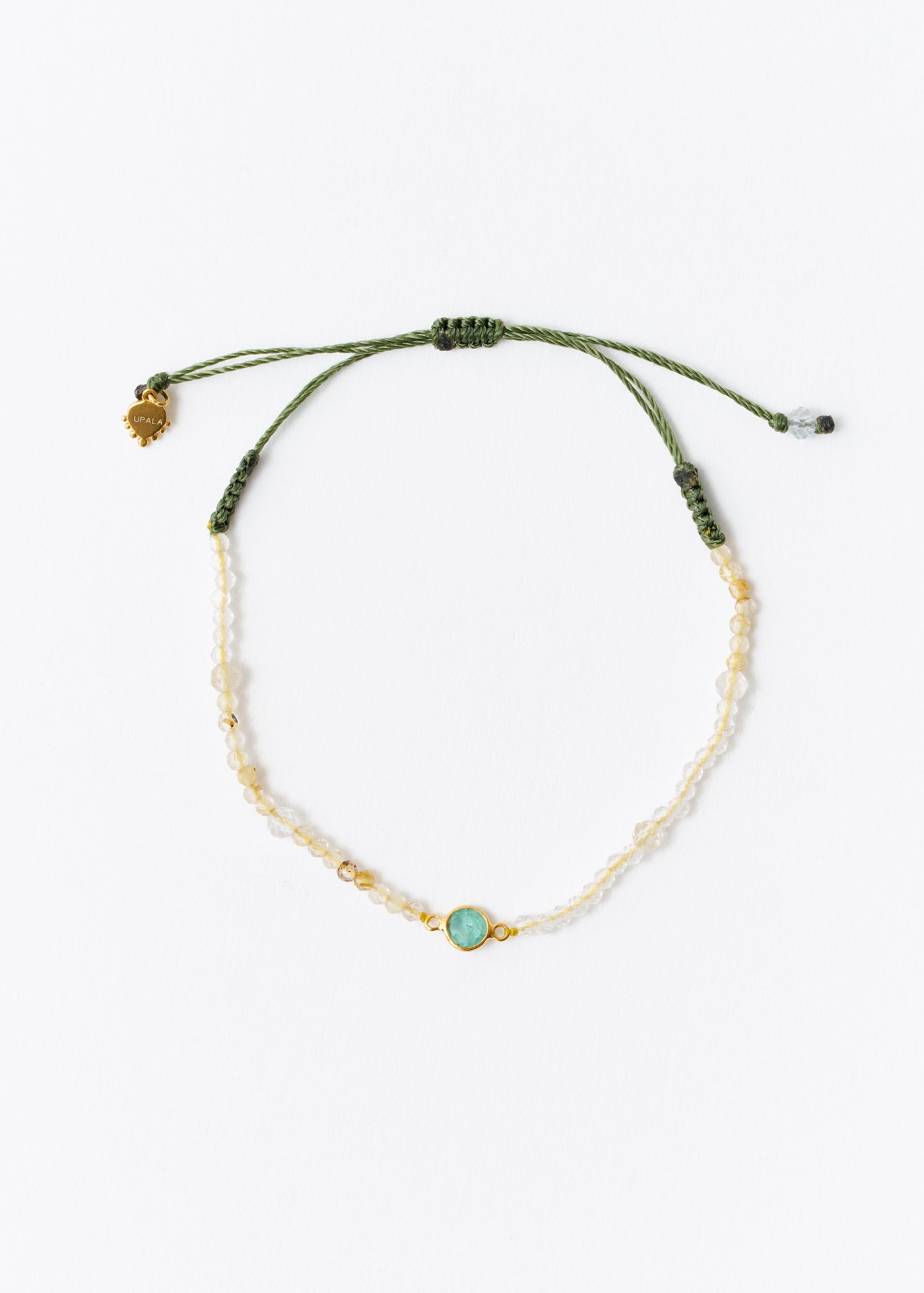 Chandra Beads Bracelet Emerald