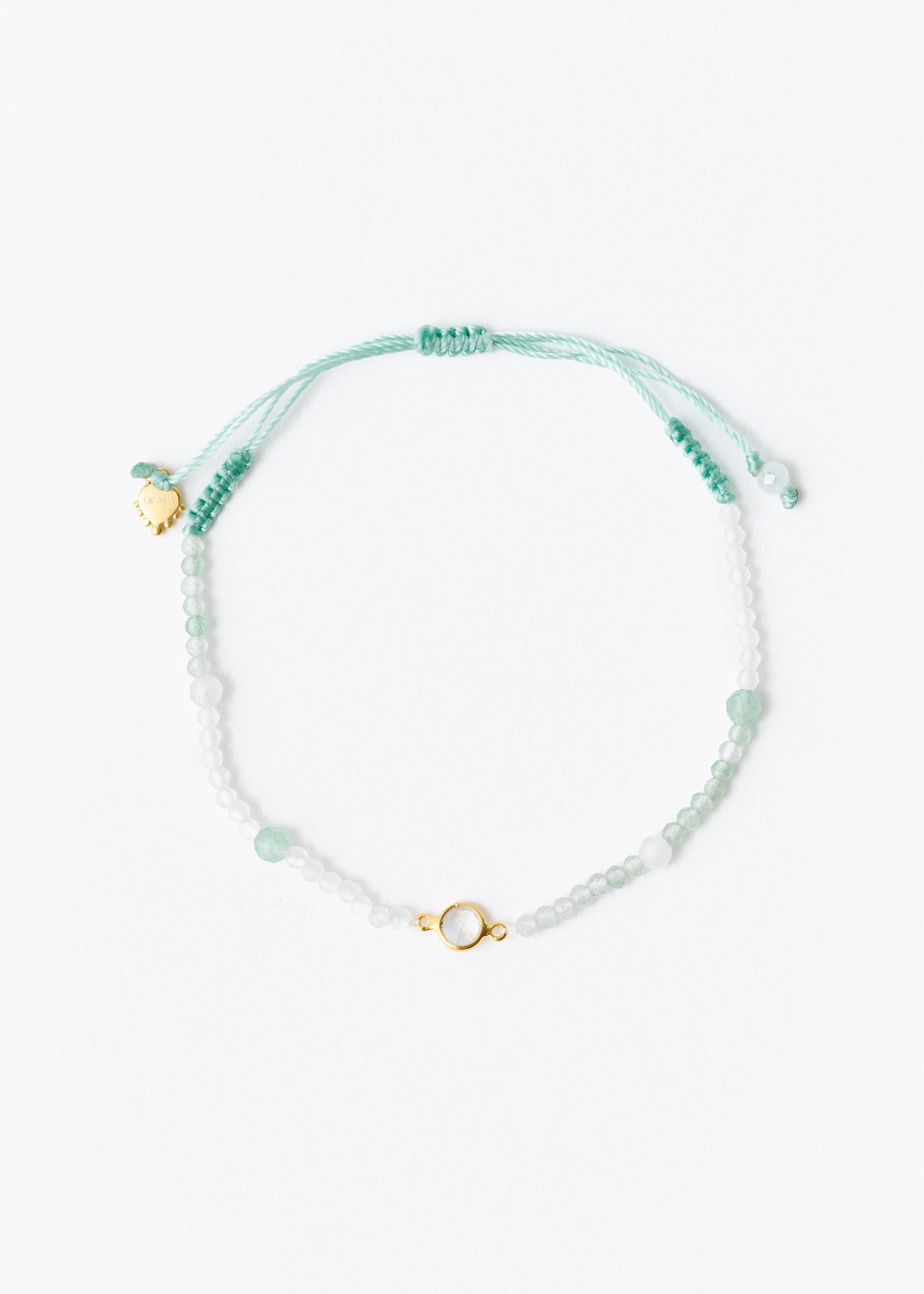 Chandra Beads Bracelet Rainbow Moonstone