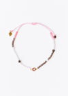Chandra Beads Bracelet Pink Trourmaline