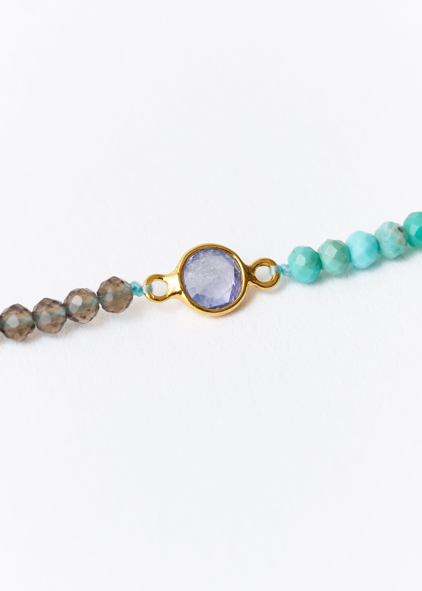 Chandra Beads Necklace Tanzanite