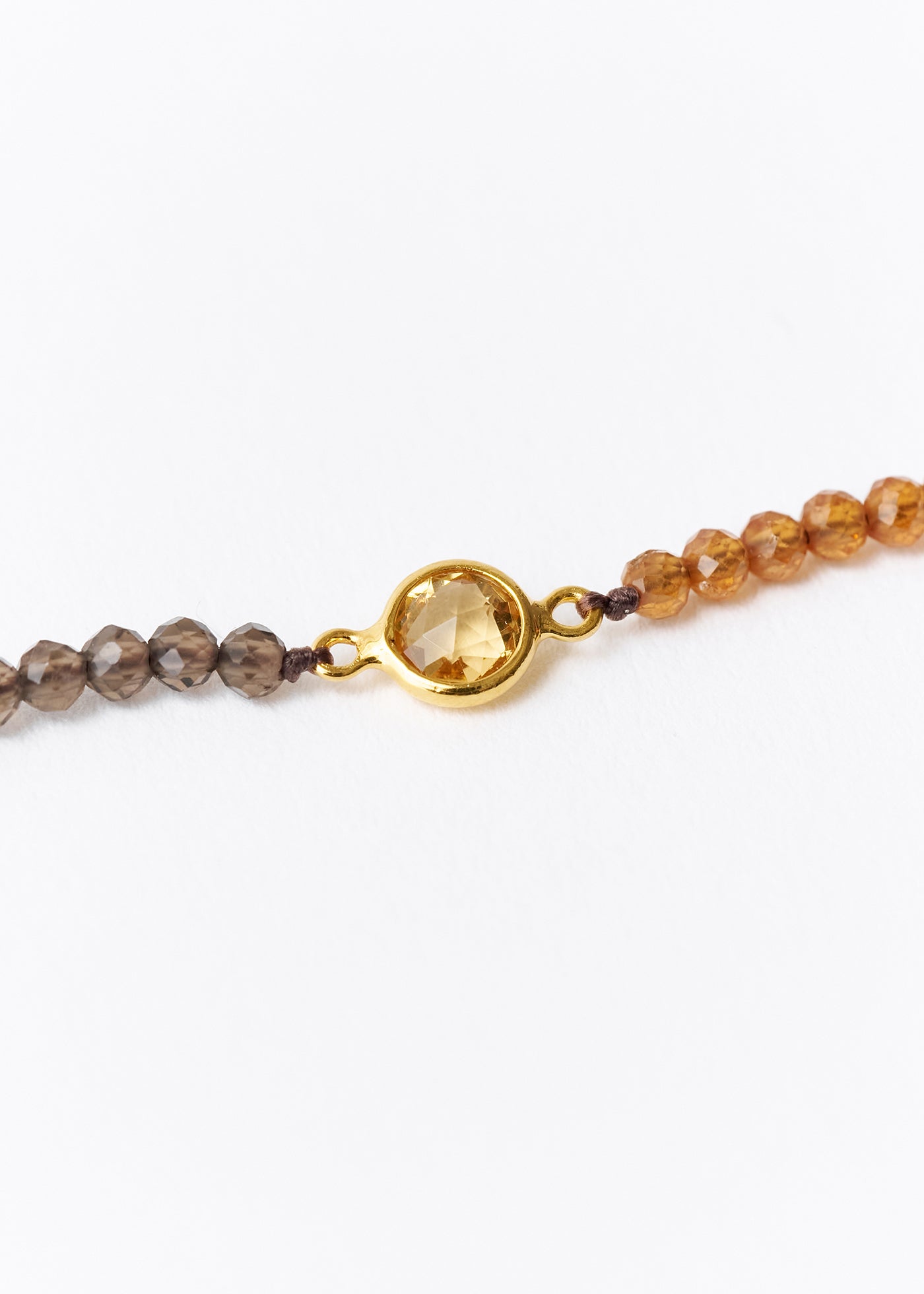 Chandra Beads Necklace Citrine